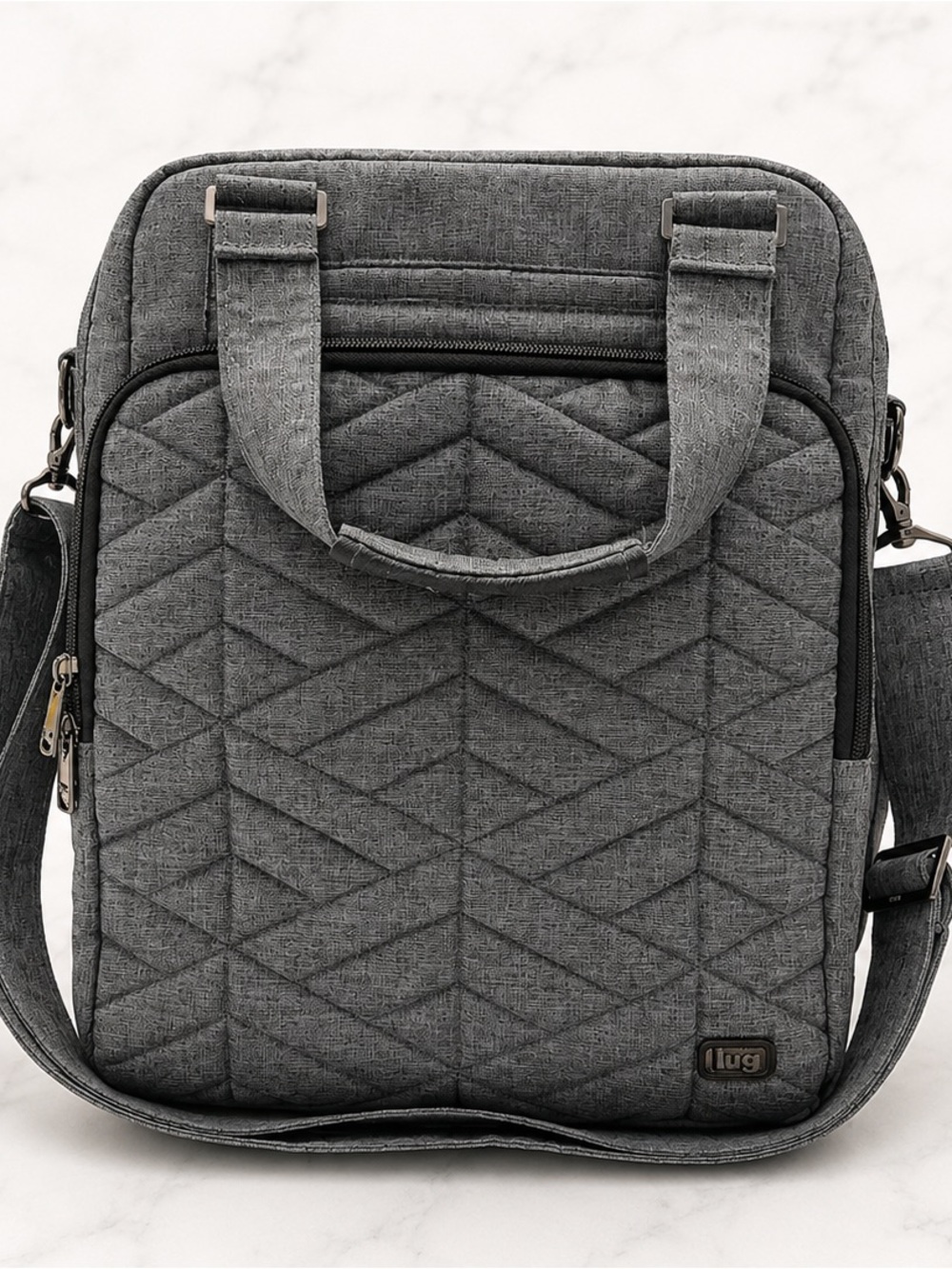 LUG Ranger XL Overnight Tote Bag- Heather Gray